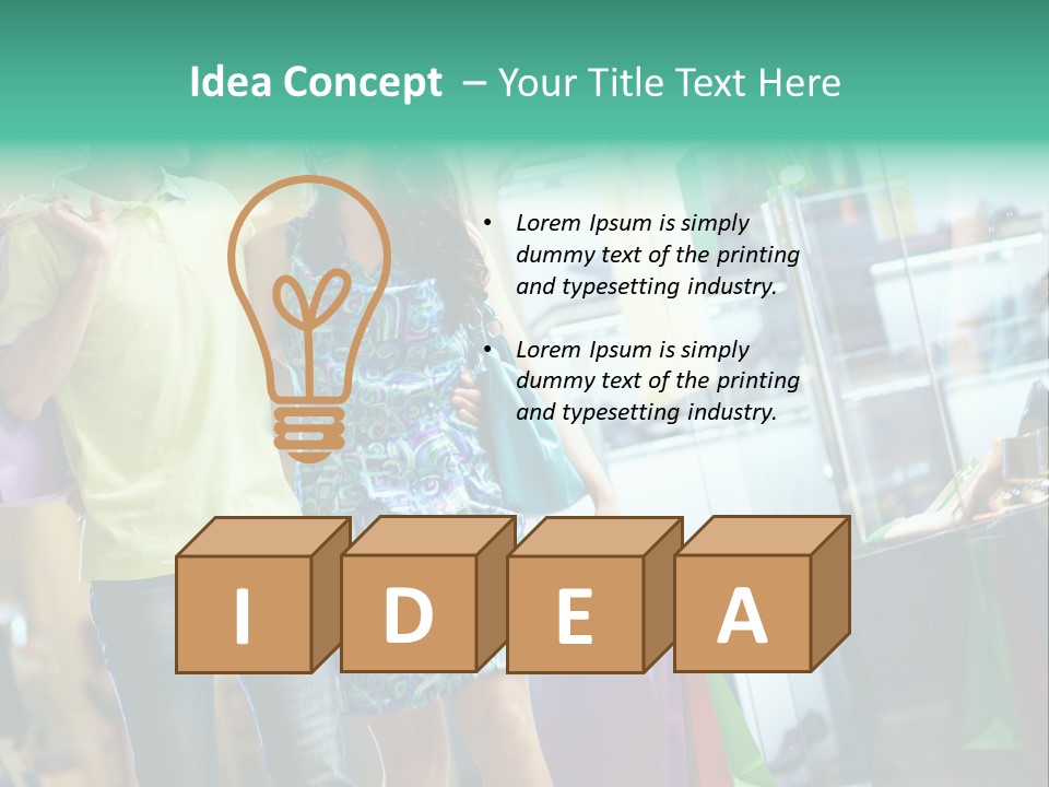 Shopping PowerPoint Template