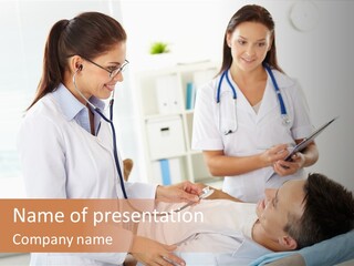 On Examination By A Doctor PowerPoint Template