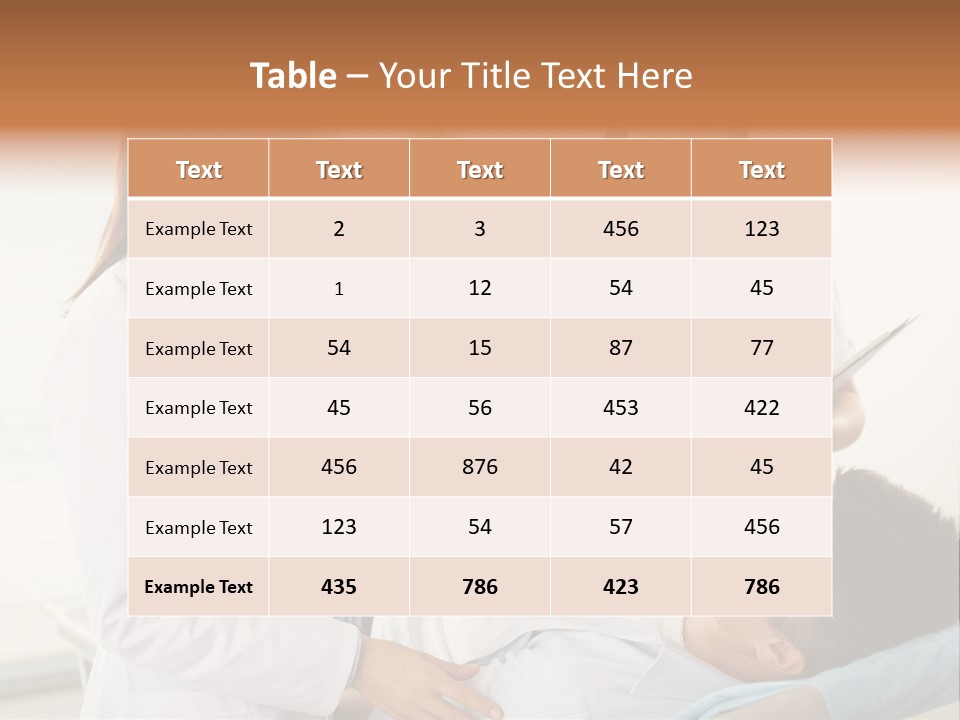 On Examination By A Doctor PowerPoint Template