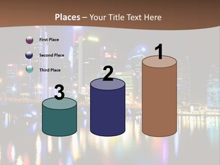 Wonderful Night City PowerPoint Template