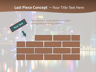 Wonderful Night City PowerPoint Template