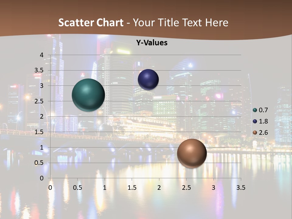 Wonderful Night City PowerPoint Template