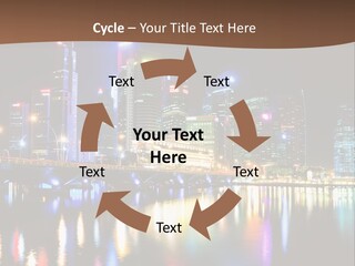 Wonderful Night City PowerPoint Template
