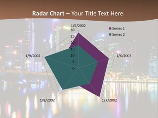 Wonderful Night City PowerPoint Template