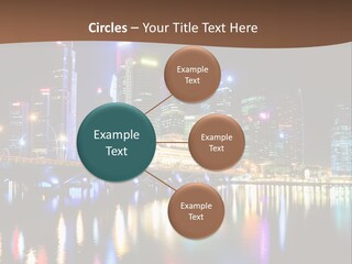 Wonderful Night City PowerPoint Template