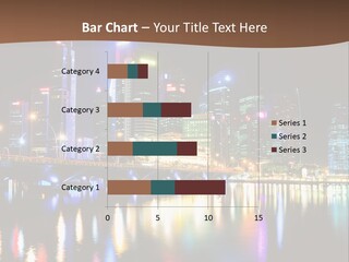 Wonderful Night City PowerPoint Template