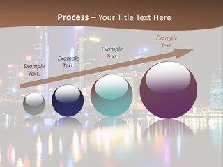 Wonderful Night City PowerPoint Template