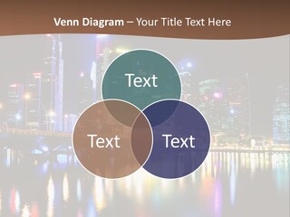 Wonderful Night City PowerPoint Template