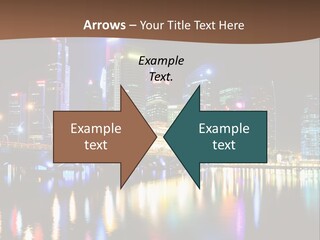 Wonderful Night City PowerPoint Template