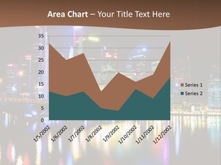Wonderful Night City PowerPoint Template