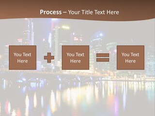 Wonderful Night City PowerPoint Template