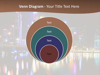 Wonderful Night City PowerPoint Template