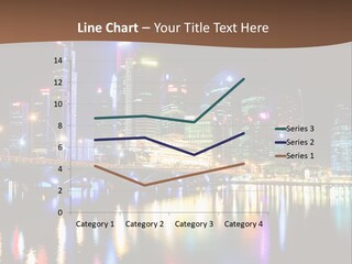 Wonderful Night City PowerPoint Template