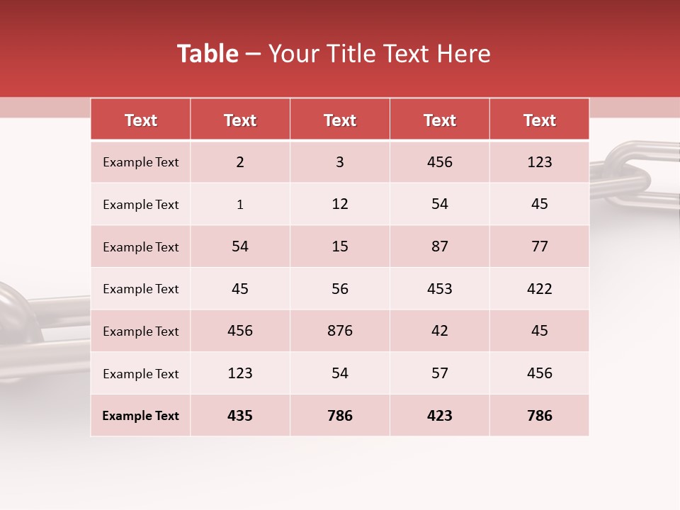 Weak Link PowerPoint Template
