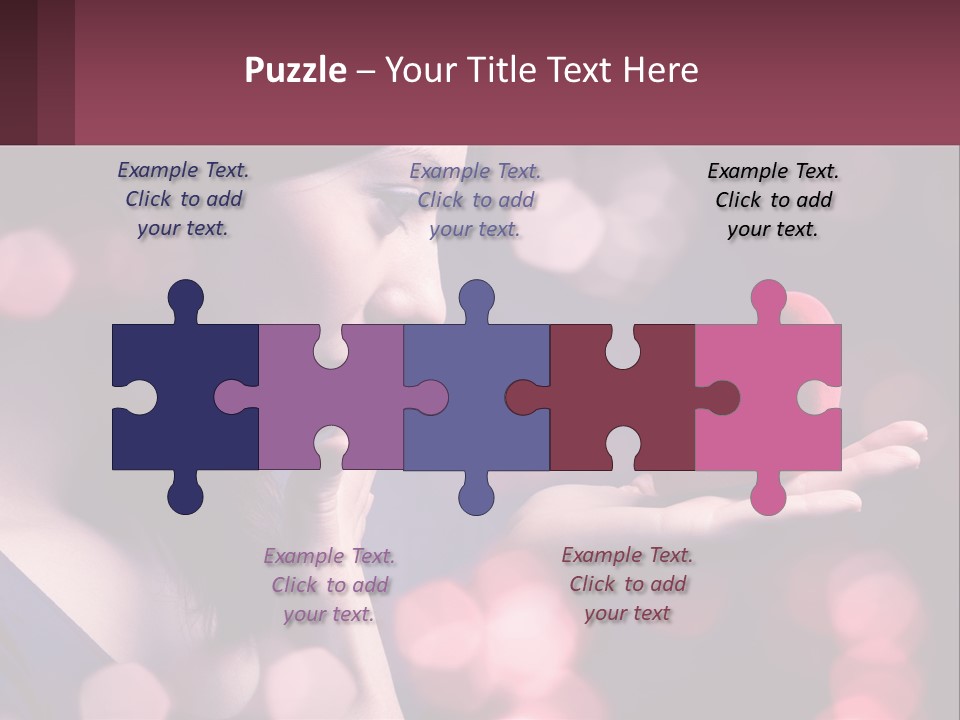 Offer A Girl A Ring And A Heart PowerPoint Template