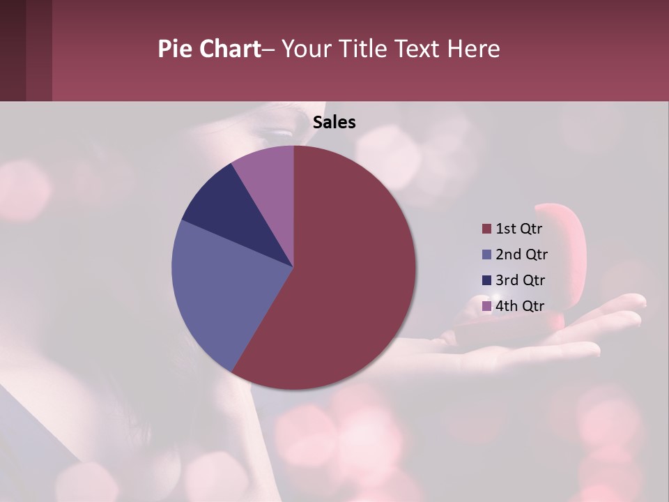 Offer A Girl A Ring And A Heart PowerPoint Template