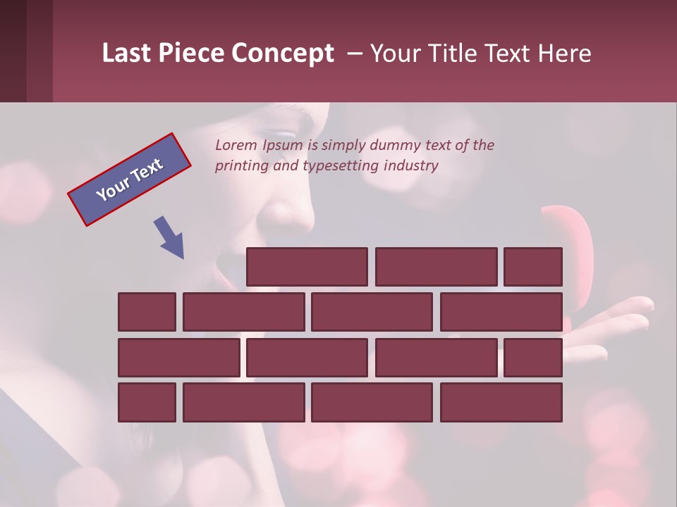 Offer A Girl A Ring And A Heart PowerPoint Template