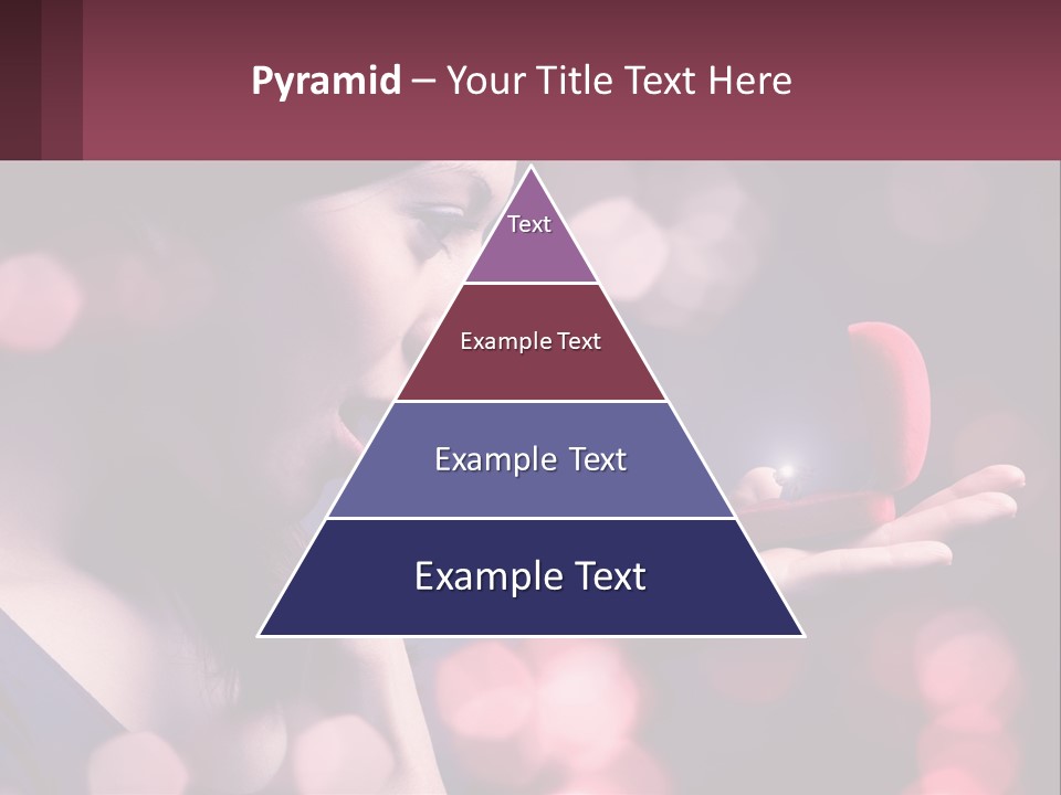 Offer A Girl A Ring And A Heart PowerPoint Template