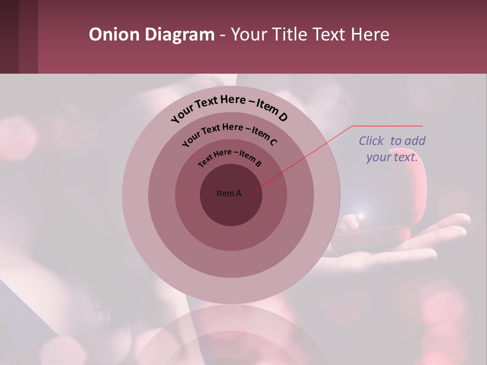 Offer A Girl A Ring And A Heart PowerPoint Template