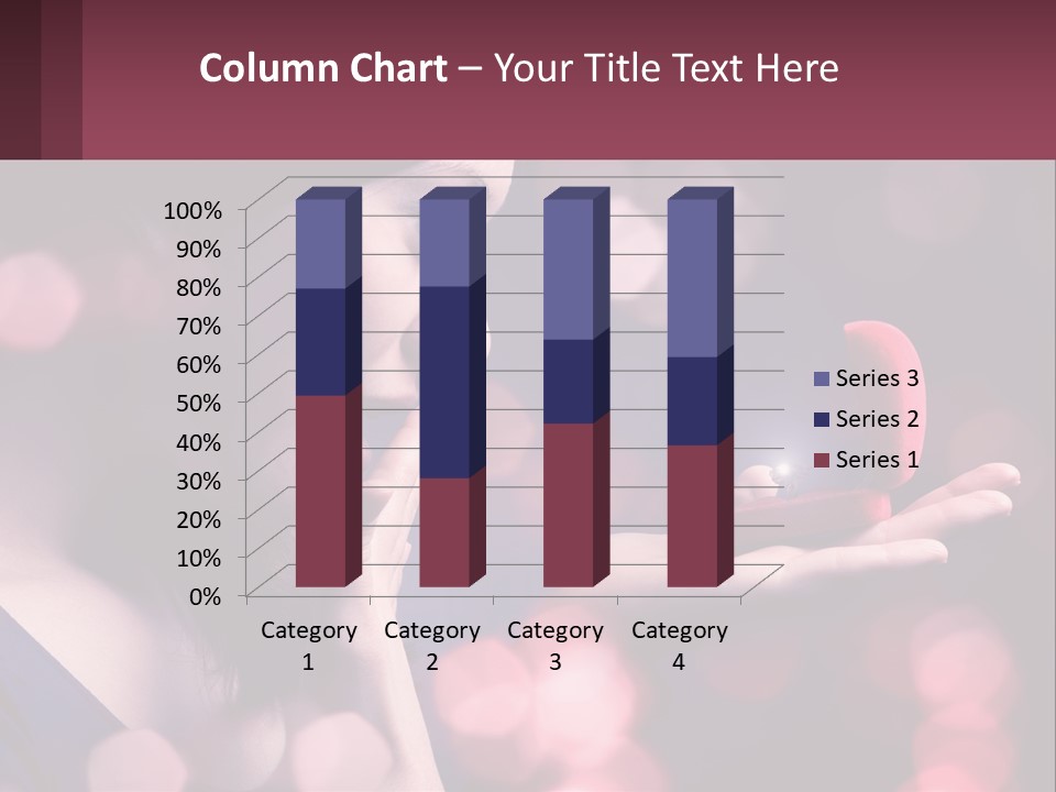 Offer A Girl A Ring And A Heart PowerPoint Template