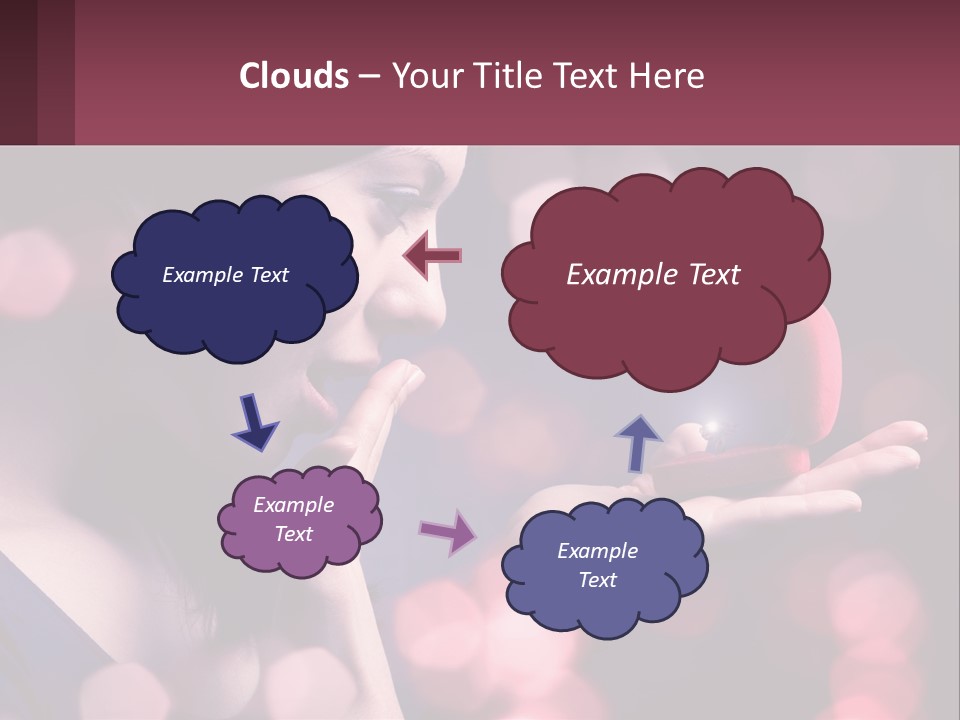 Offer A Girl A Ring And A Heart PowerPoint Template