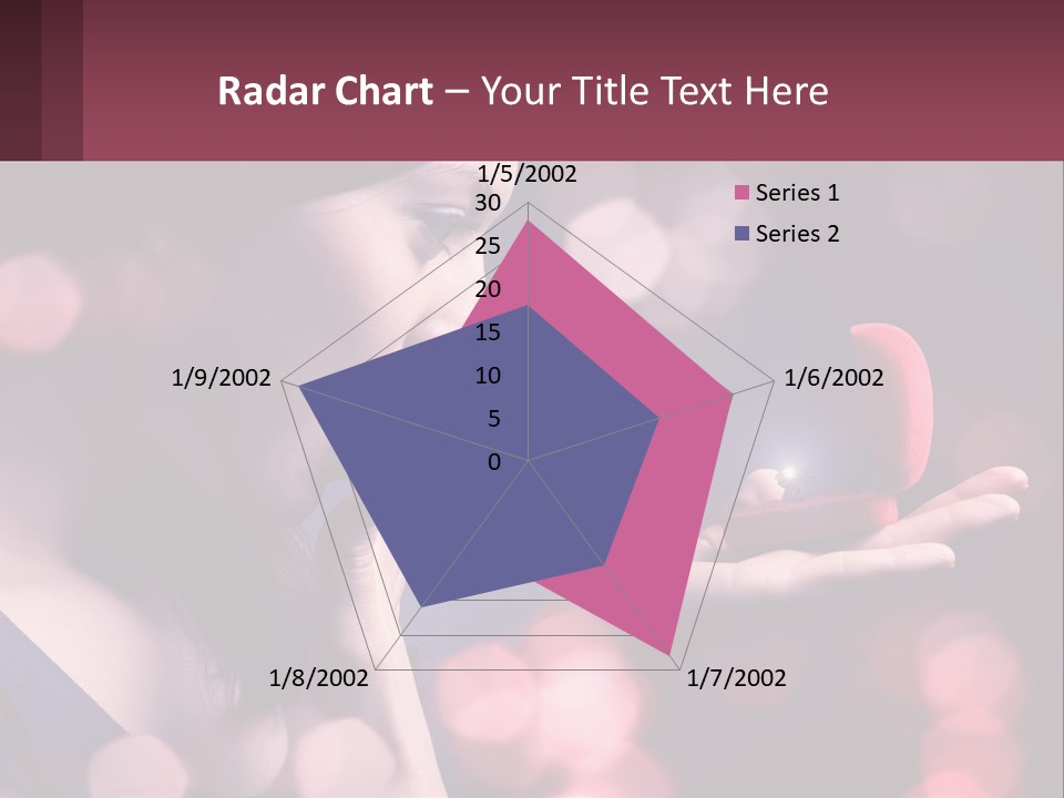 Offer A Girl A Ring And A Heart PowerPoint Template