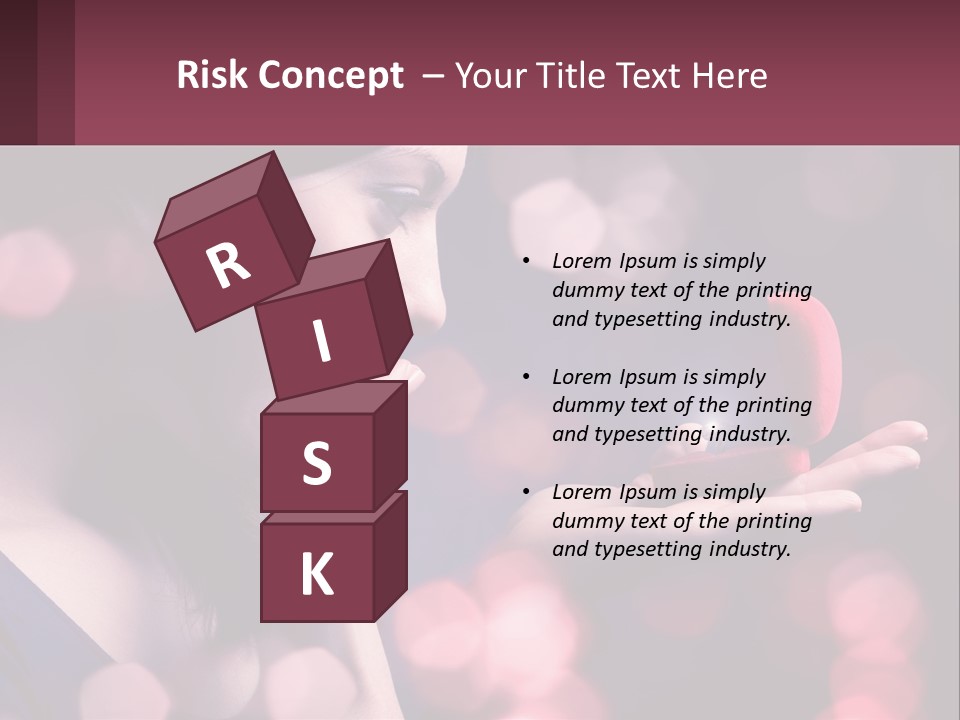 Offer A Girl A Ring And A Heart PowerPoint Template