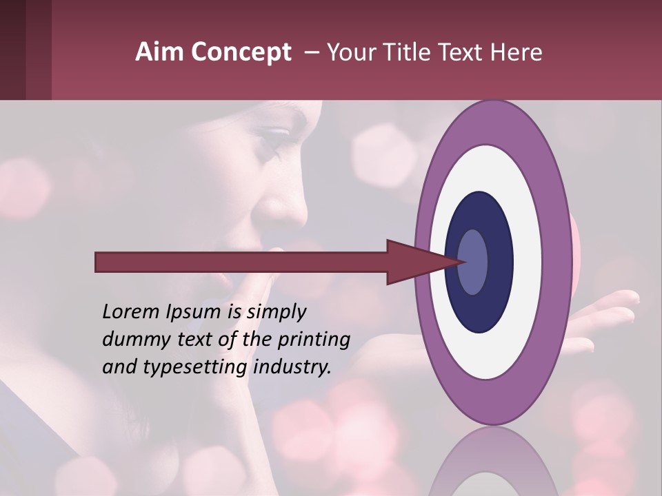 Offer A Girl A Ring And A Heart PowerPoint Template