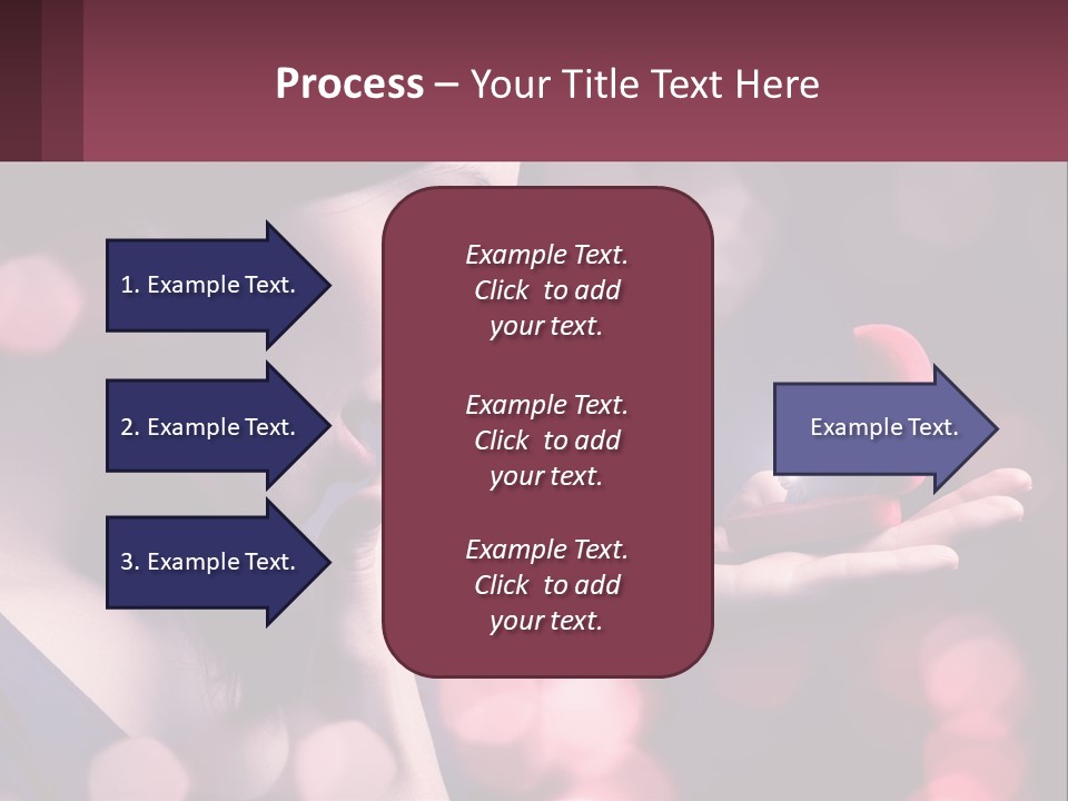 Offer A Girl A Ring And A Heart PowerPoint Template