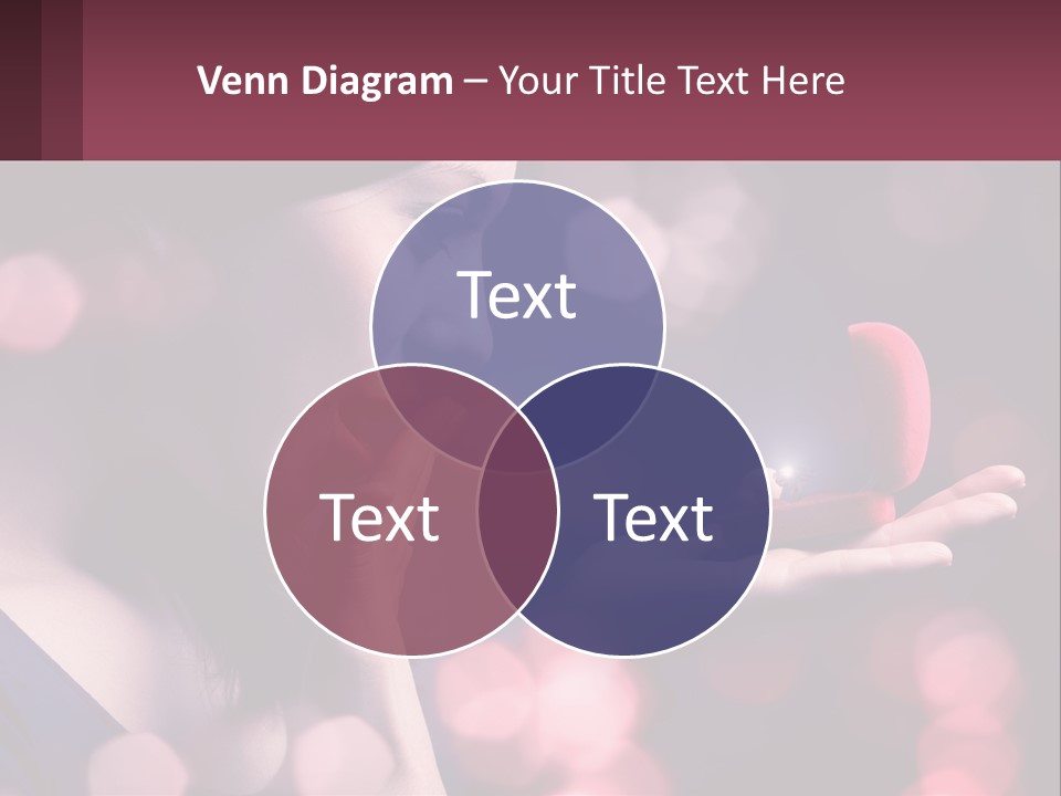 Offer A Girl A Ring And A Heart PowerPoint Template