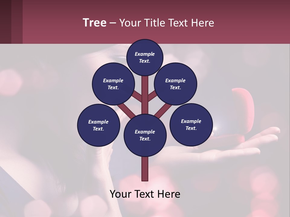 Offer A Girl A Ring And A Heart PowerPoint Template