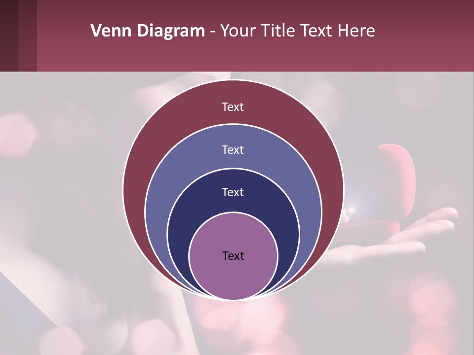 Offer A Girl A Ring And A Heart PowerPoint Template