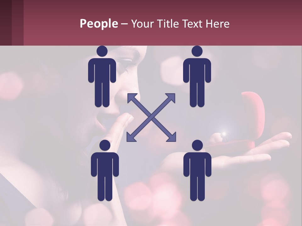 Offer A Girl A Ring And A Heart PowerPoint Template