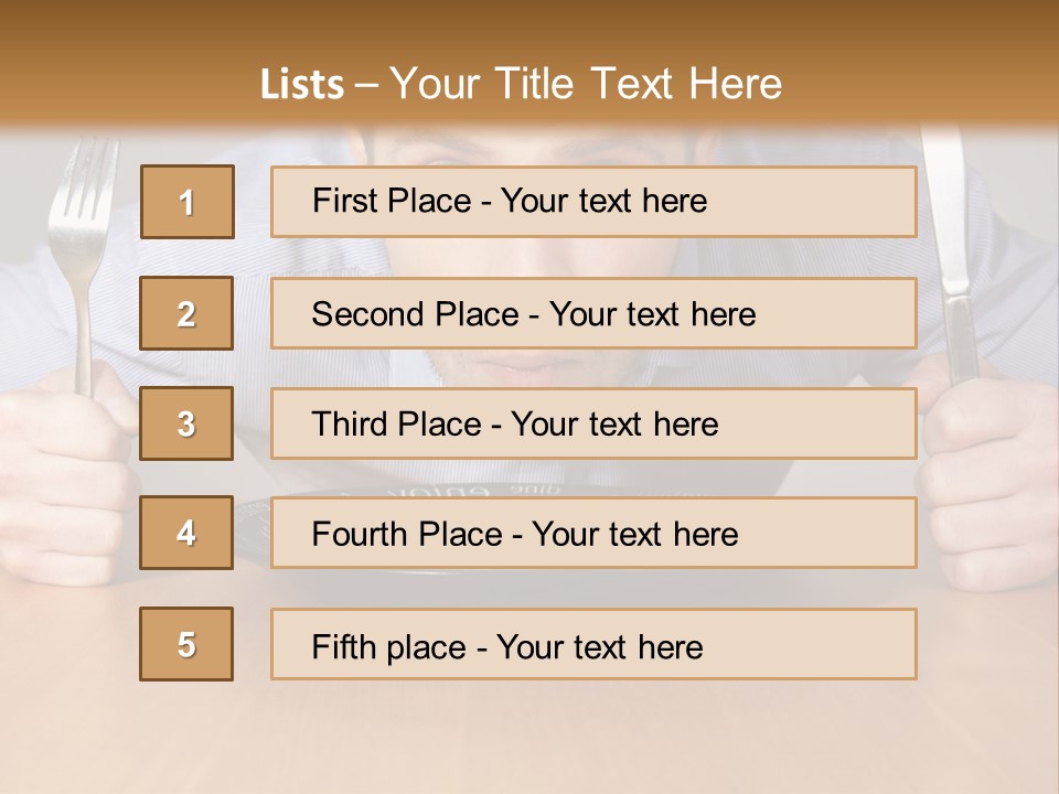 I Want Food PowerPoint Template