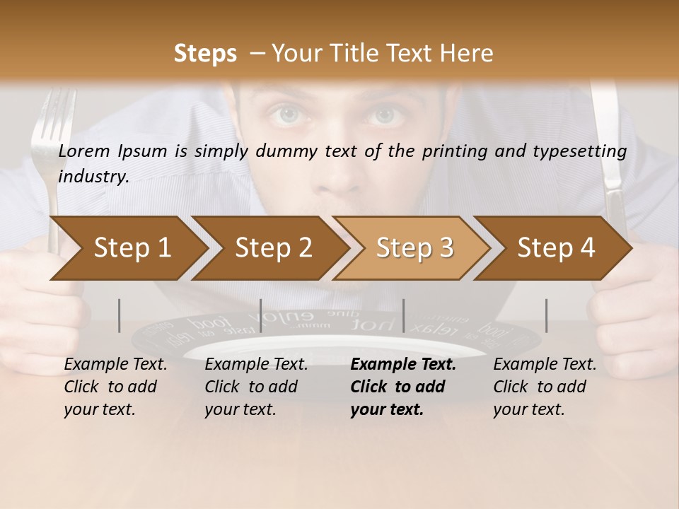 I Want Food PowerPoint Template