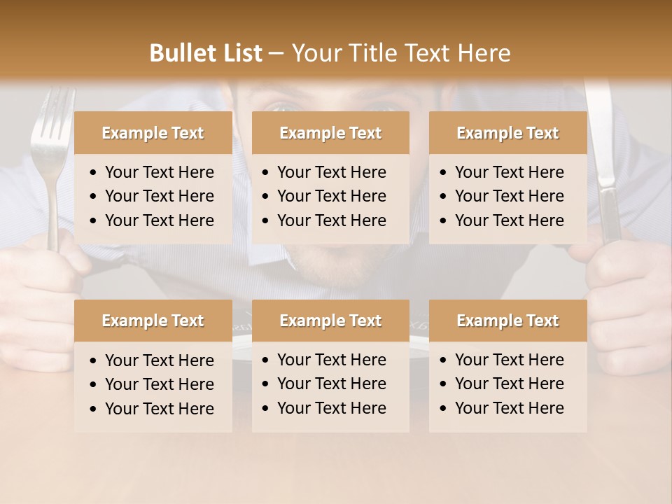 I Want Food PowerPoint Template