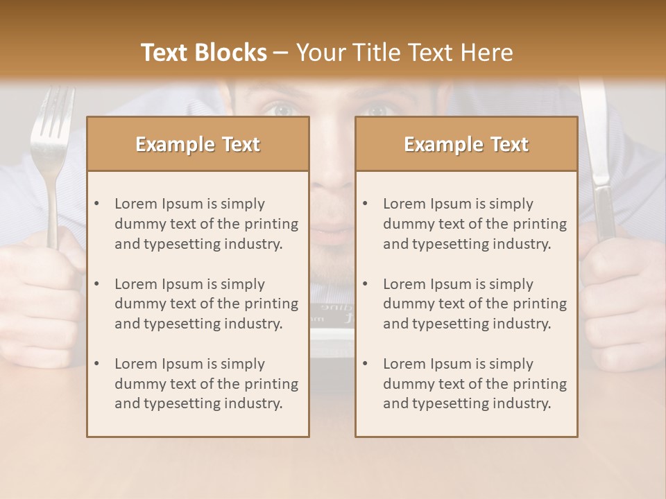 I Want Food PowerPoint Template