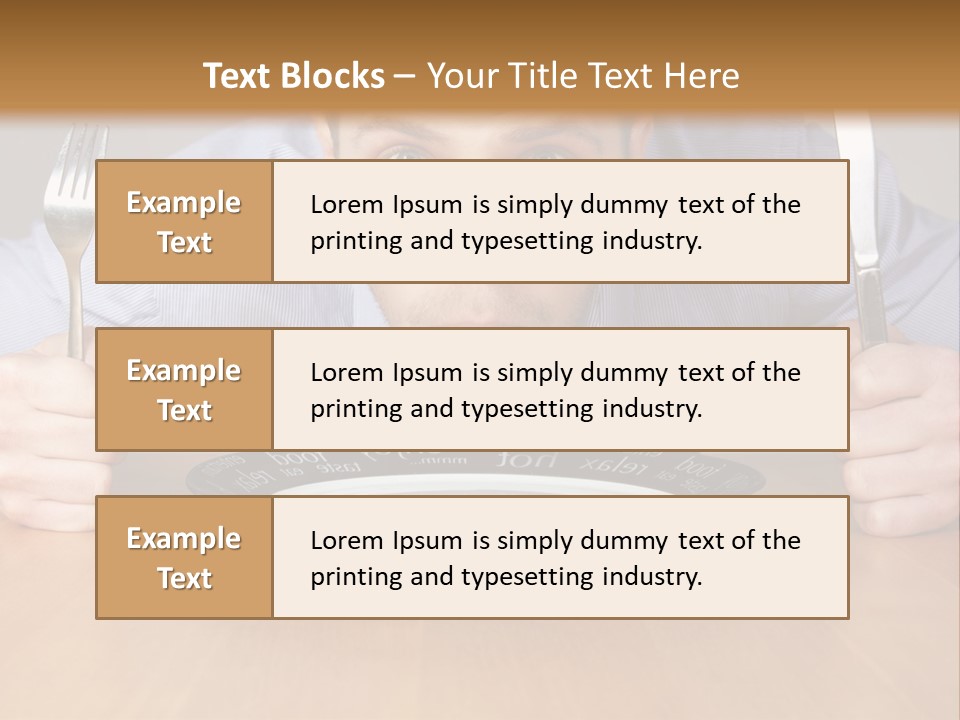 I Want Food PowerPoint Template