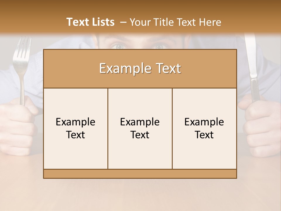 I Want Food PowerPoint Template