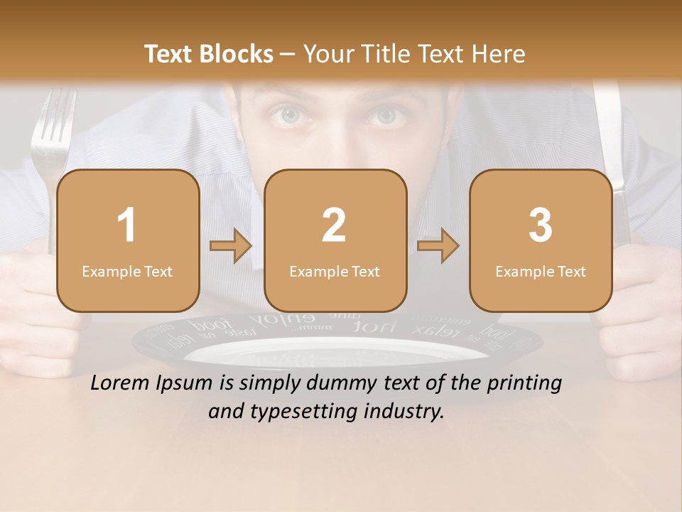 I Want Food PowerPoint Template