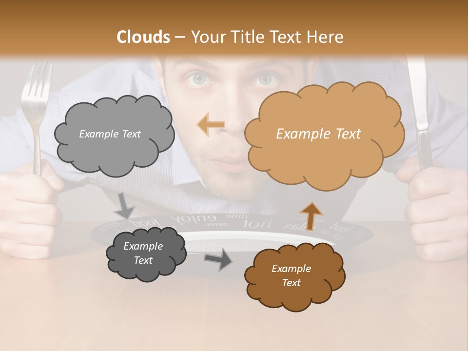 I Want Food PowerPoint Template