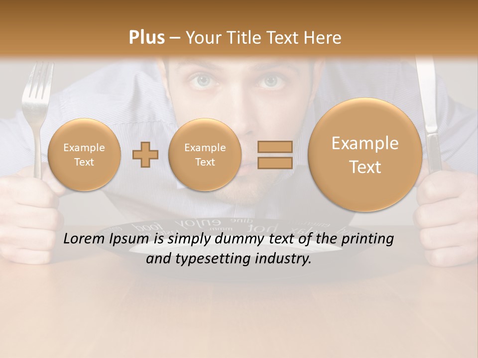 I Want Food PowerPoint Template