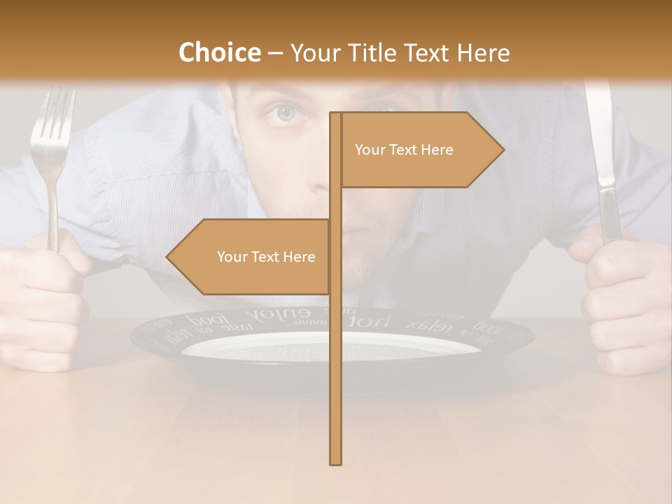 I Want Food PowerPoint Template