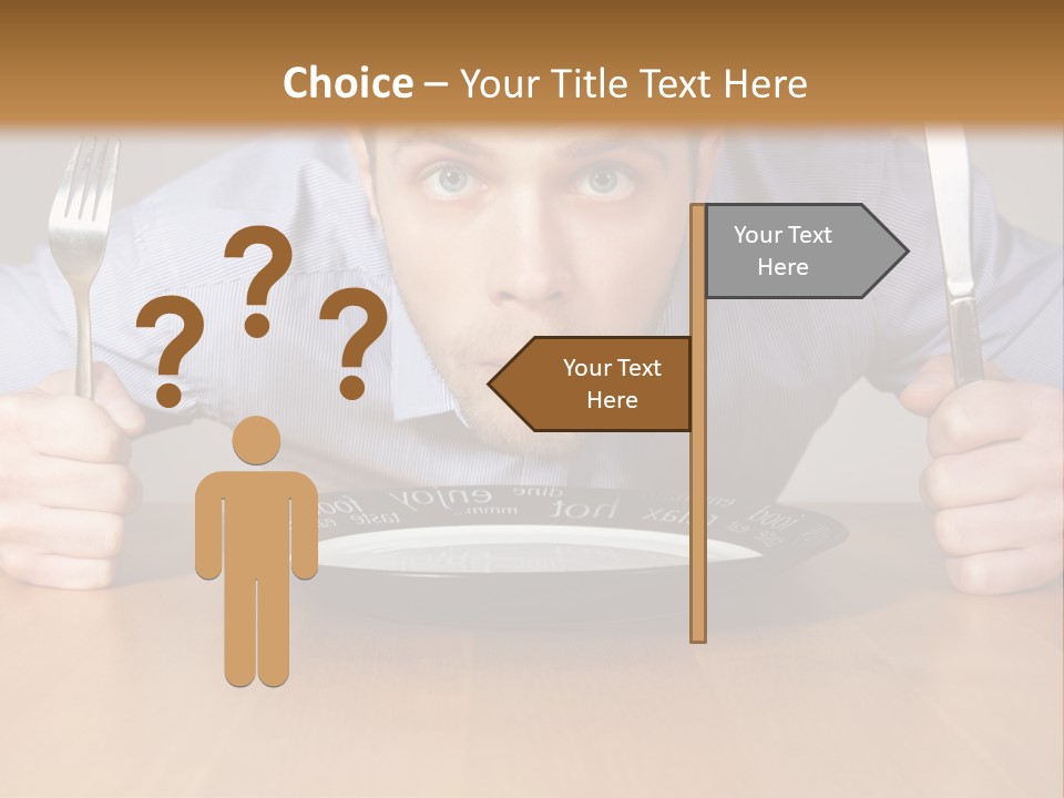 I Want Food PowerPoint Template