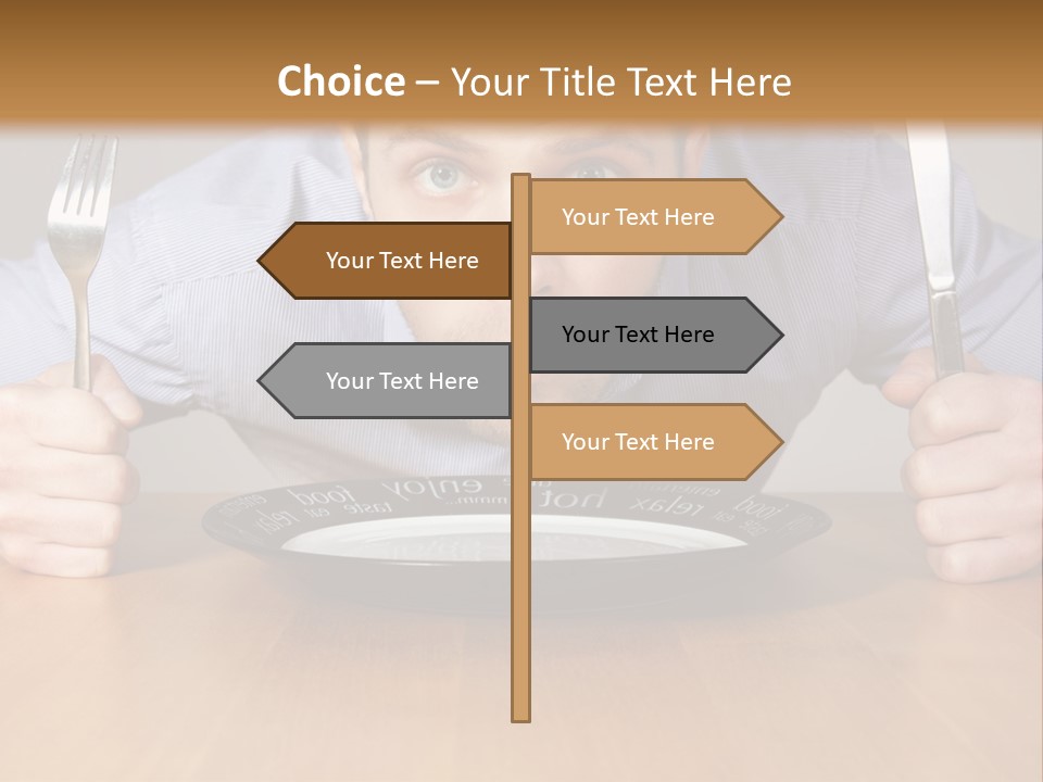 I Want Food PowerPoint Template