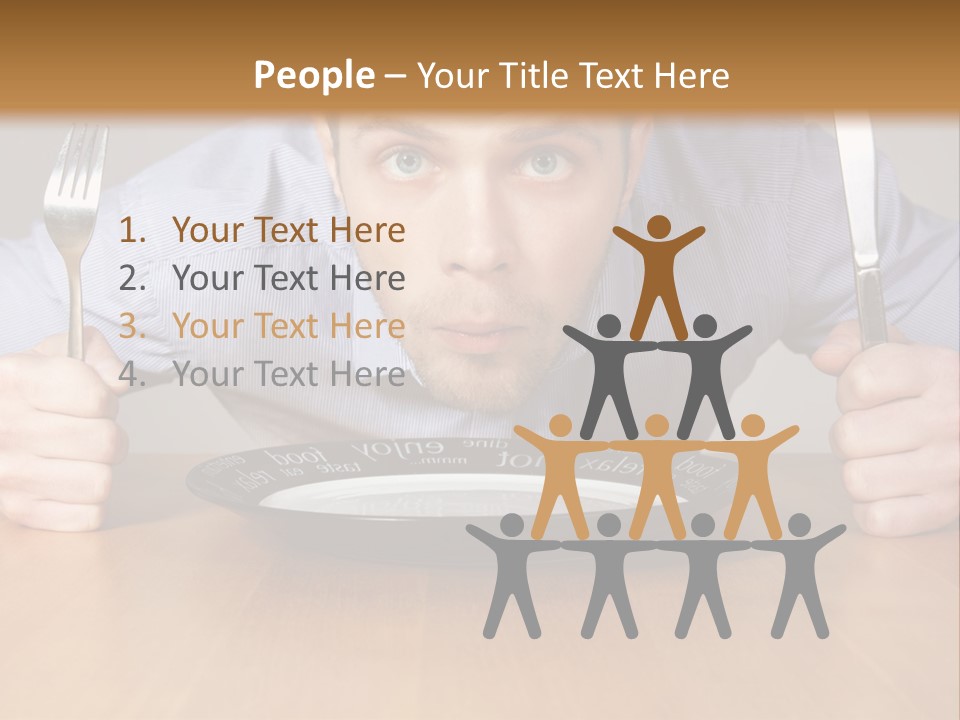 I Want Food PowerPoint Template