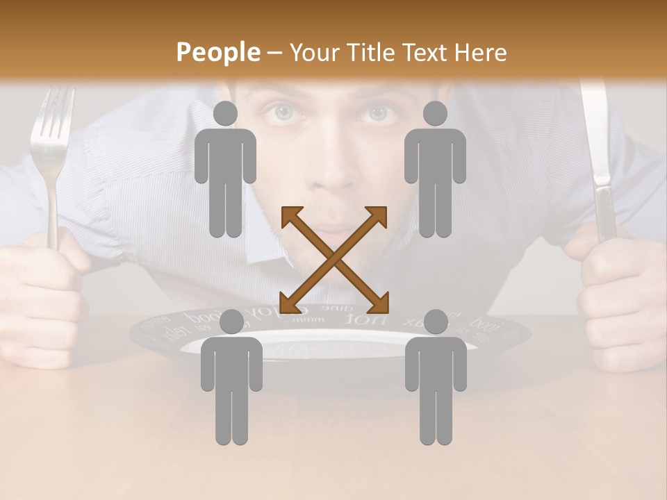 I Want Food PowerPoint Template