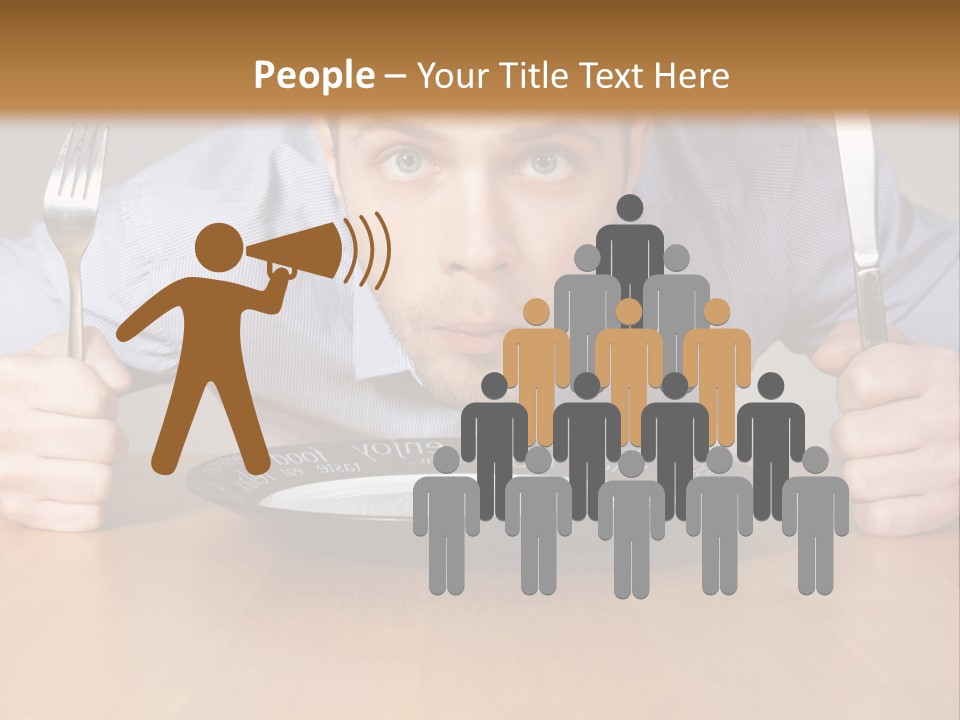 I Want Food PowerPoint Template