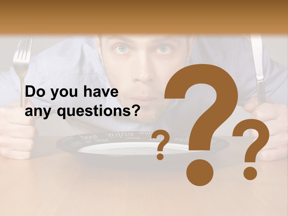 I Want Food PowerPoint Template