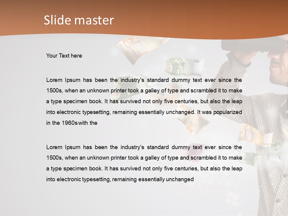 Looking For Money PowerPoint Template